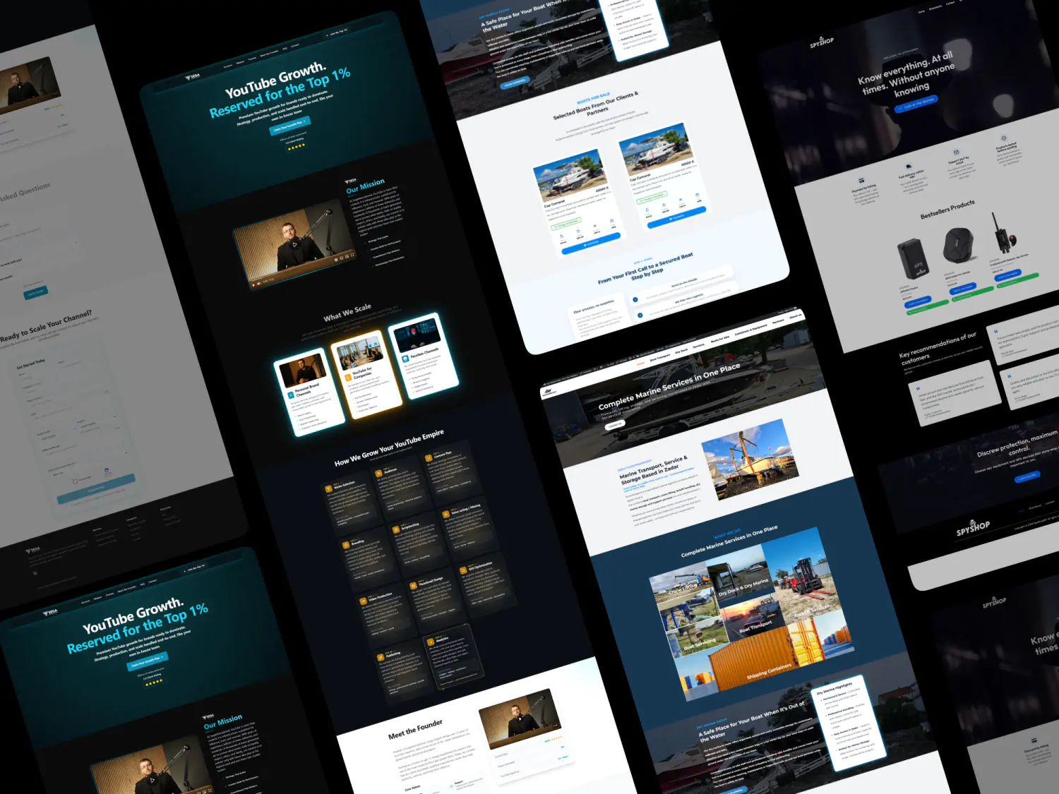 ZicterCode website preview mockup